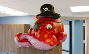 custom pirate octopus