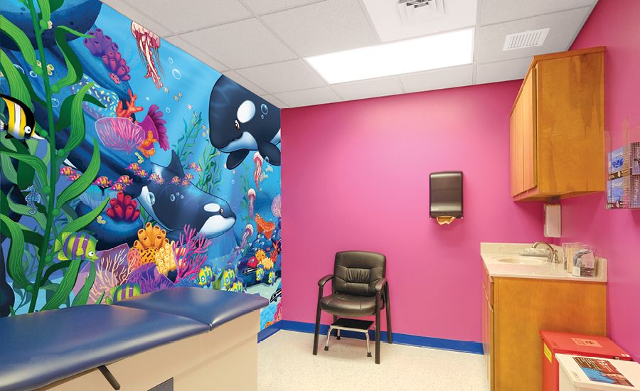 Underwater Adventures in Themed Doctors Office | Imagination Design Studios