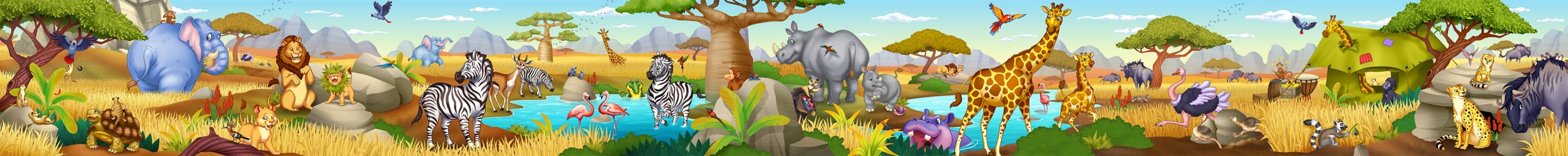 KidsMural-Safari1
