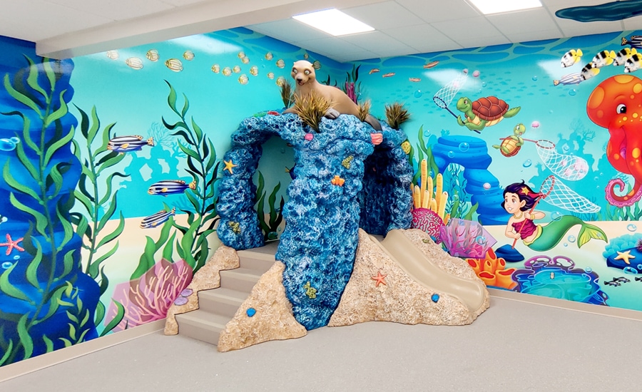 Dive Into The Ultimate Underwater-Themed Childrens Playroom Photo